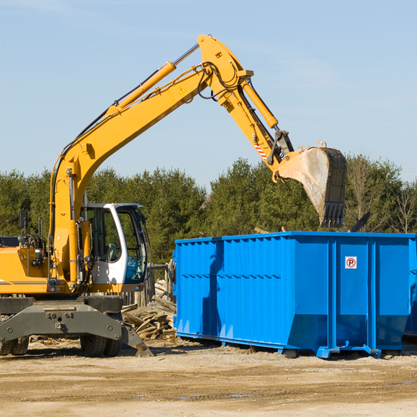 how many times can i have a residential dumpster rental emptied in Loomis